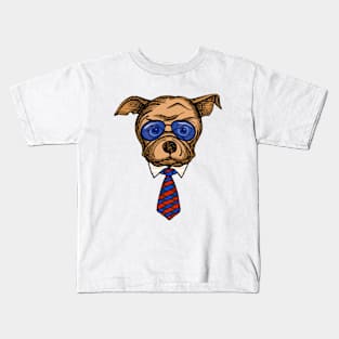 FASHIONABLE BULLDOG Kids T-Shirt